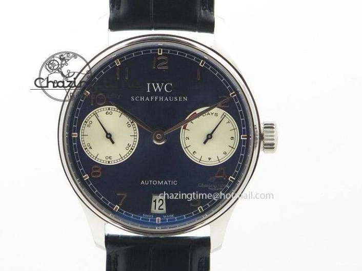 MIROTIME 0710 Portuguese Real PR IW500112 ZF 1:1 Laureus Edition On Black Leather Strap A Flexible 7369